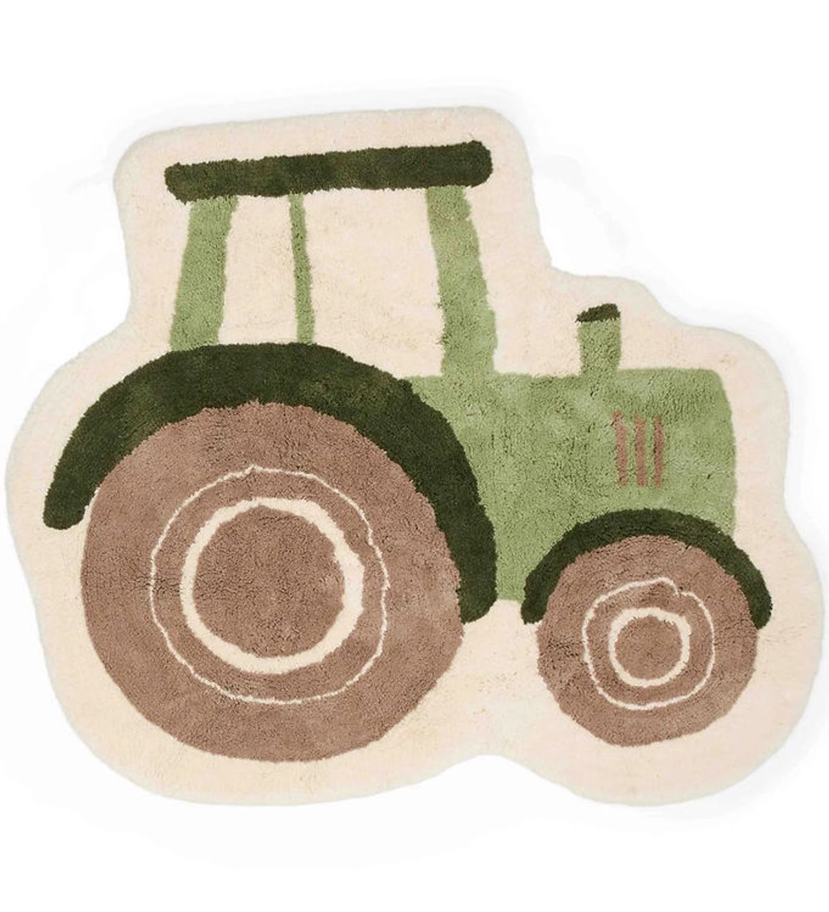 Little Dutch Gulvtæppe - 100x110 - Tractor Olive