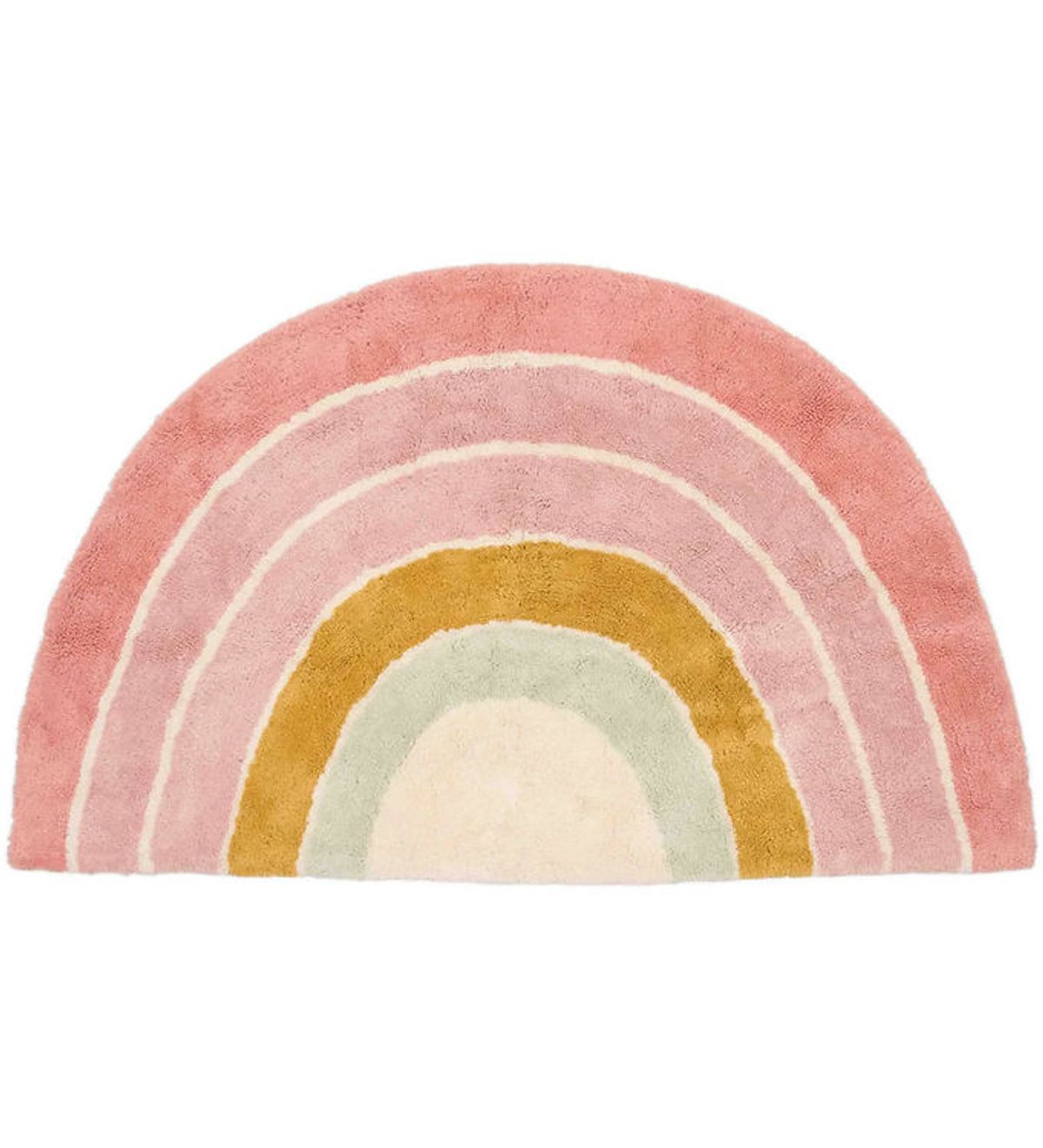 Little Dutch Gulvtæppe - 80x130 - Rainbow Shape Pink