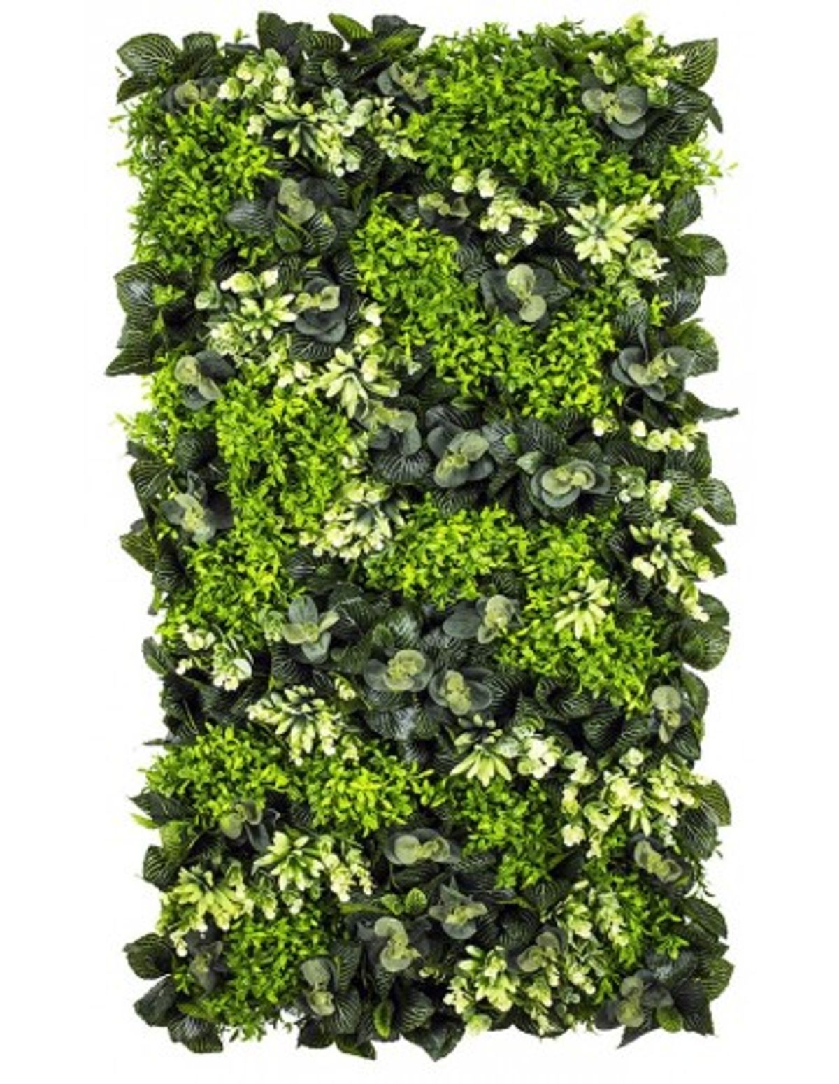 Little Green Plantevæg med kunstige planter 100 x 50 cm