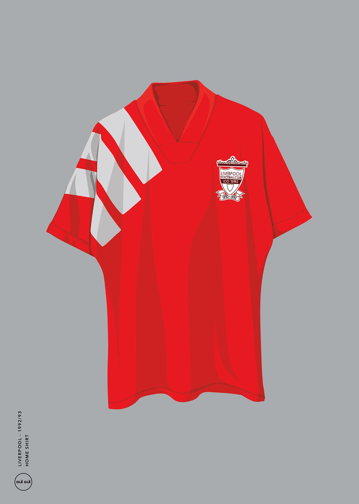 Liverpool - Home Shirt 1992/93 af Ol? Ol?