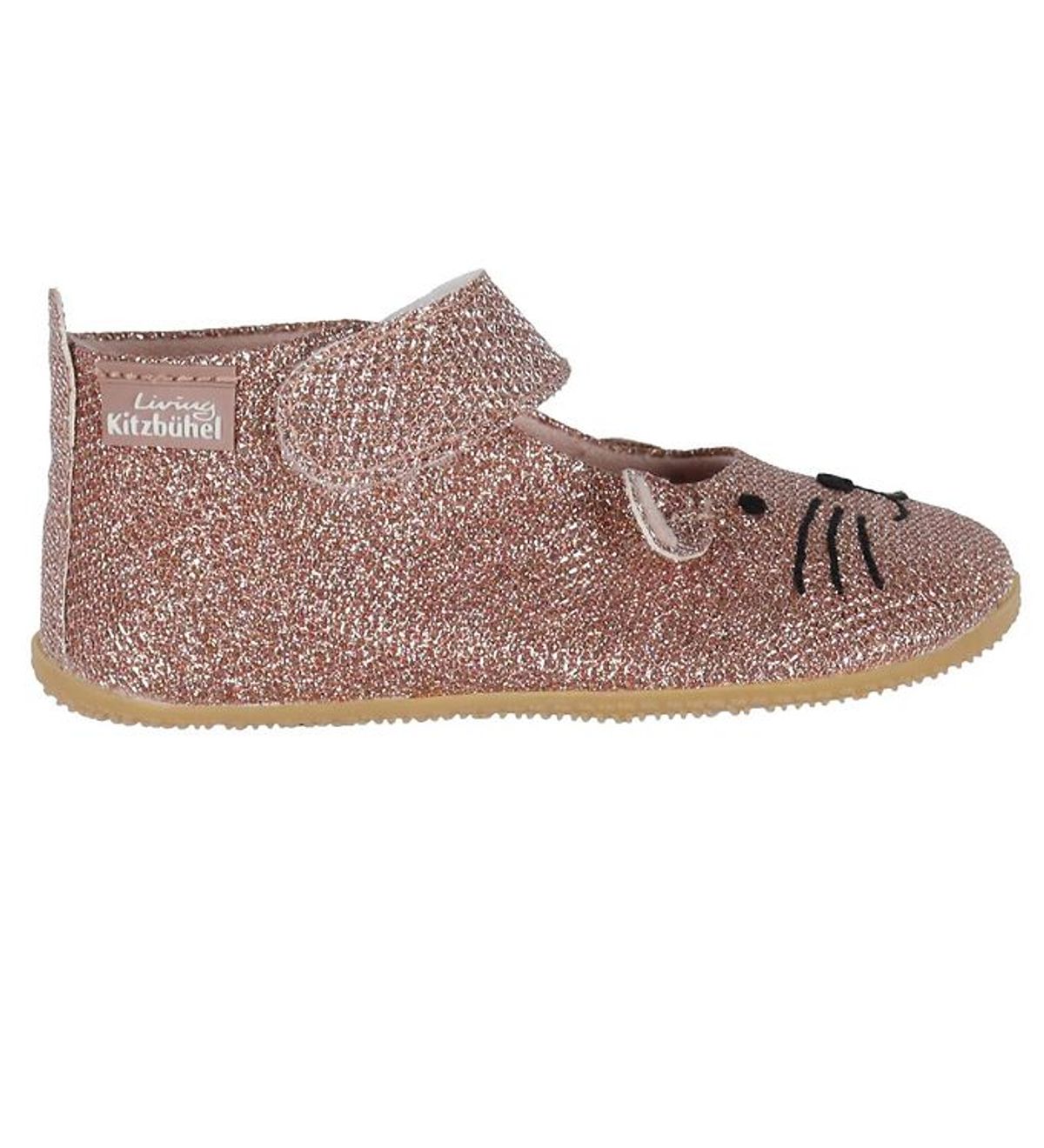 Living Kitzbühel Ballerina Hjemmesko - Rosa Glitter m. Kat