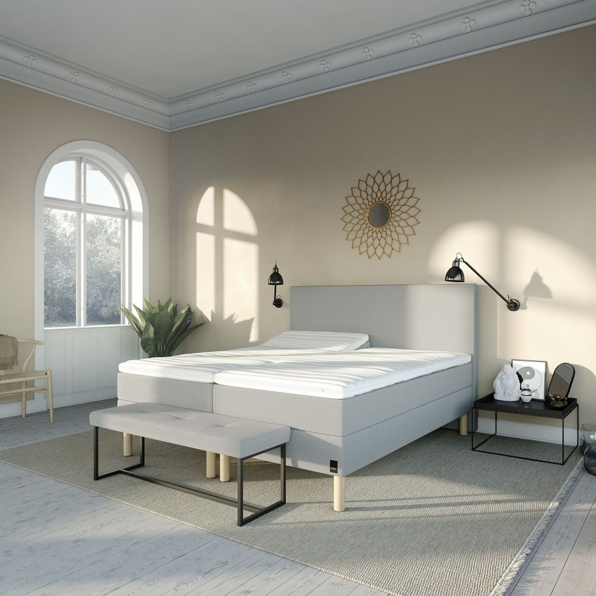 Livingbed - Karma Lux EF Elevationseng 210x210 cm - Box elevationsseng