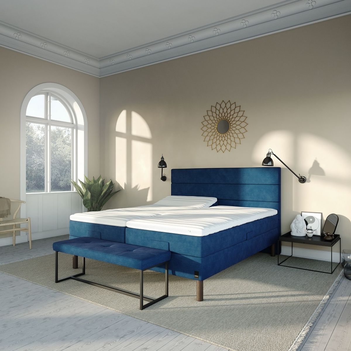 Livingbed - Karma Lux Elevationseng 160x200 cm - Inkl. split eller enkelte Latex toppe