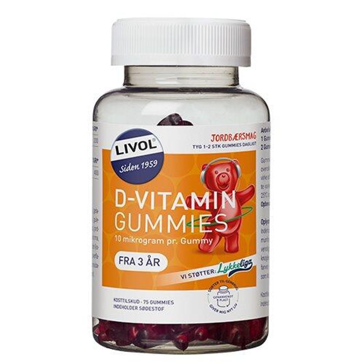 Livol D-vitamin, 75gum.