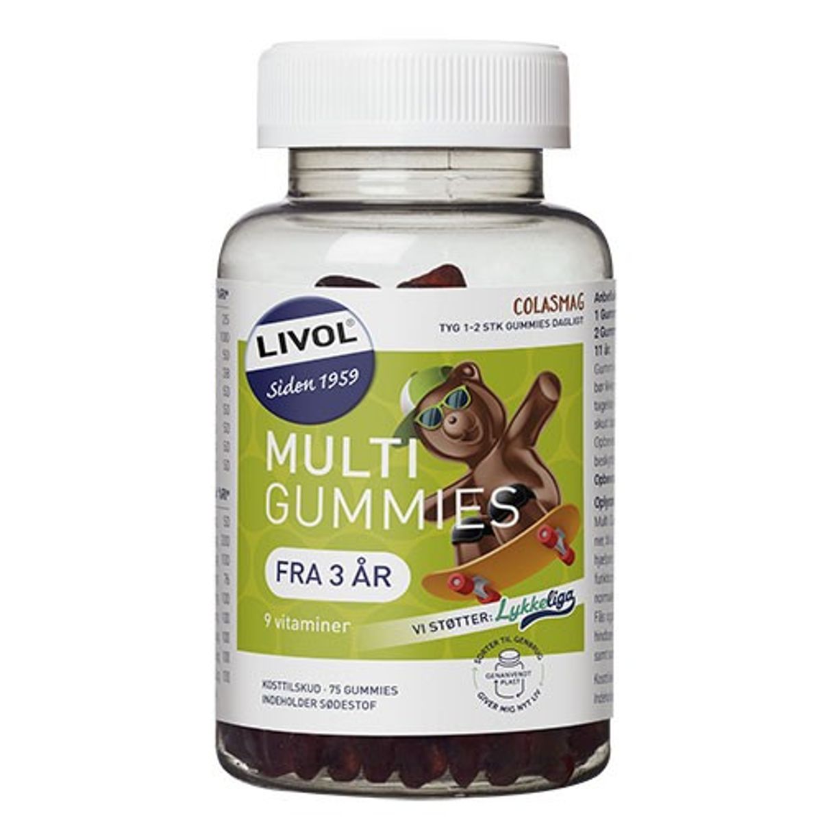 Livol Multi gummies Cola - 75 gum