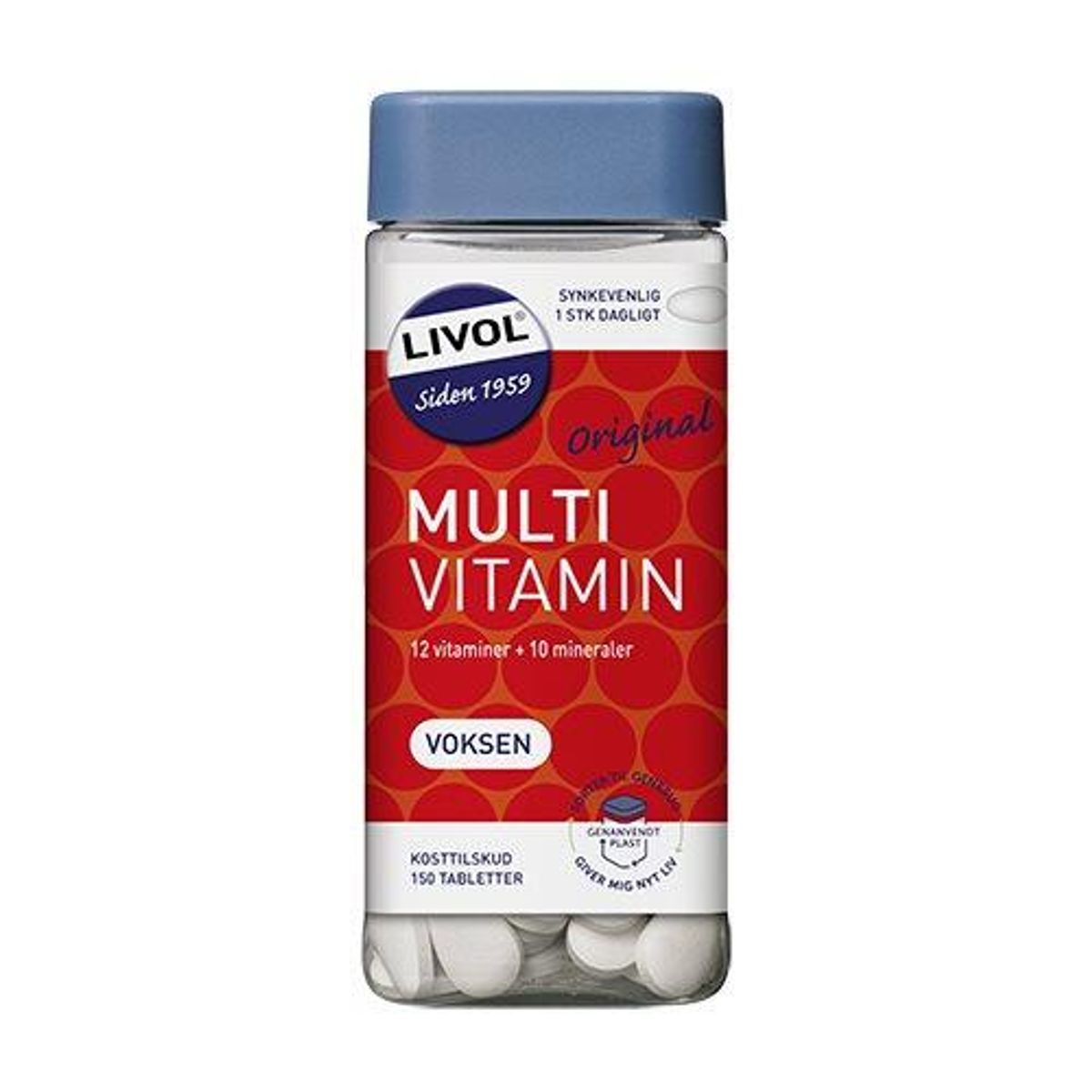 Livol Multi Total voksne, 150 tab / 200 g