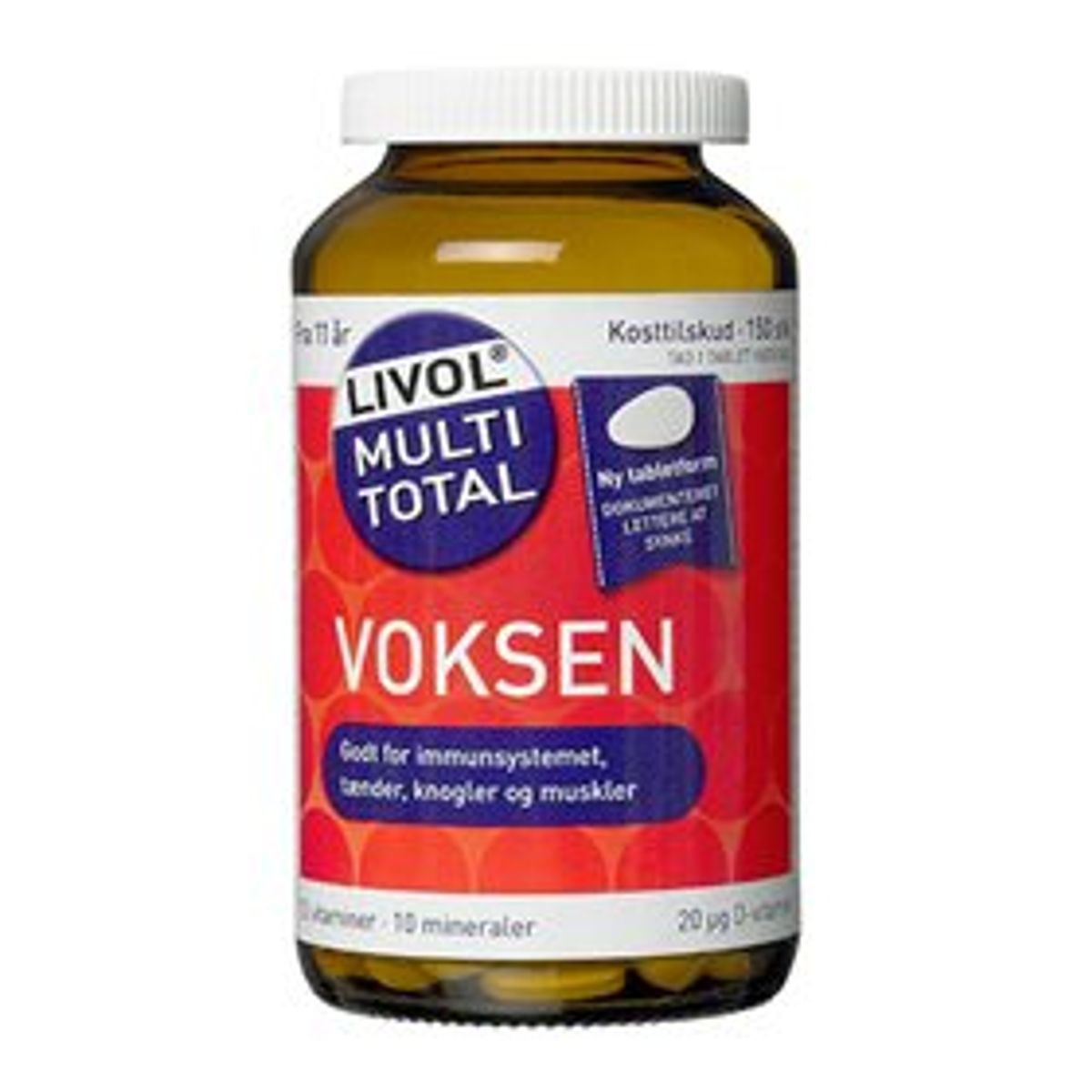 Livol Multi vitamin voksne 150 tab. UDLØB 06/25