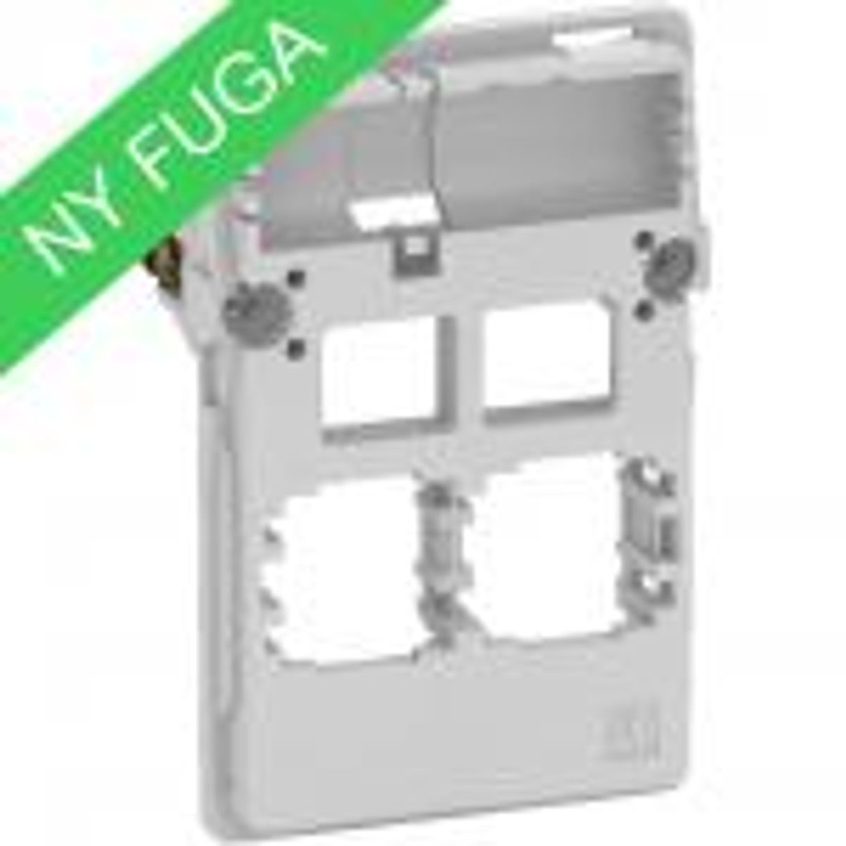 LK Fuga ® Dataudtag T3 1,5 modul f/2xRJ45 konnektor, uden afdækning