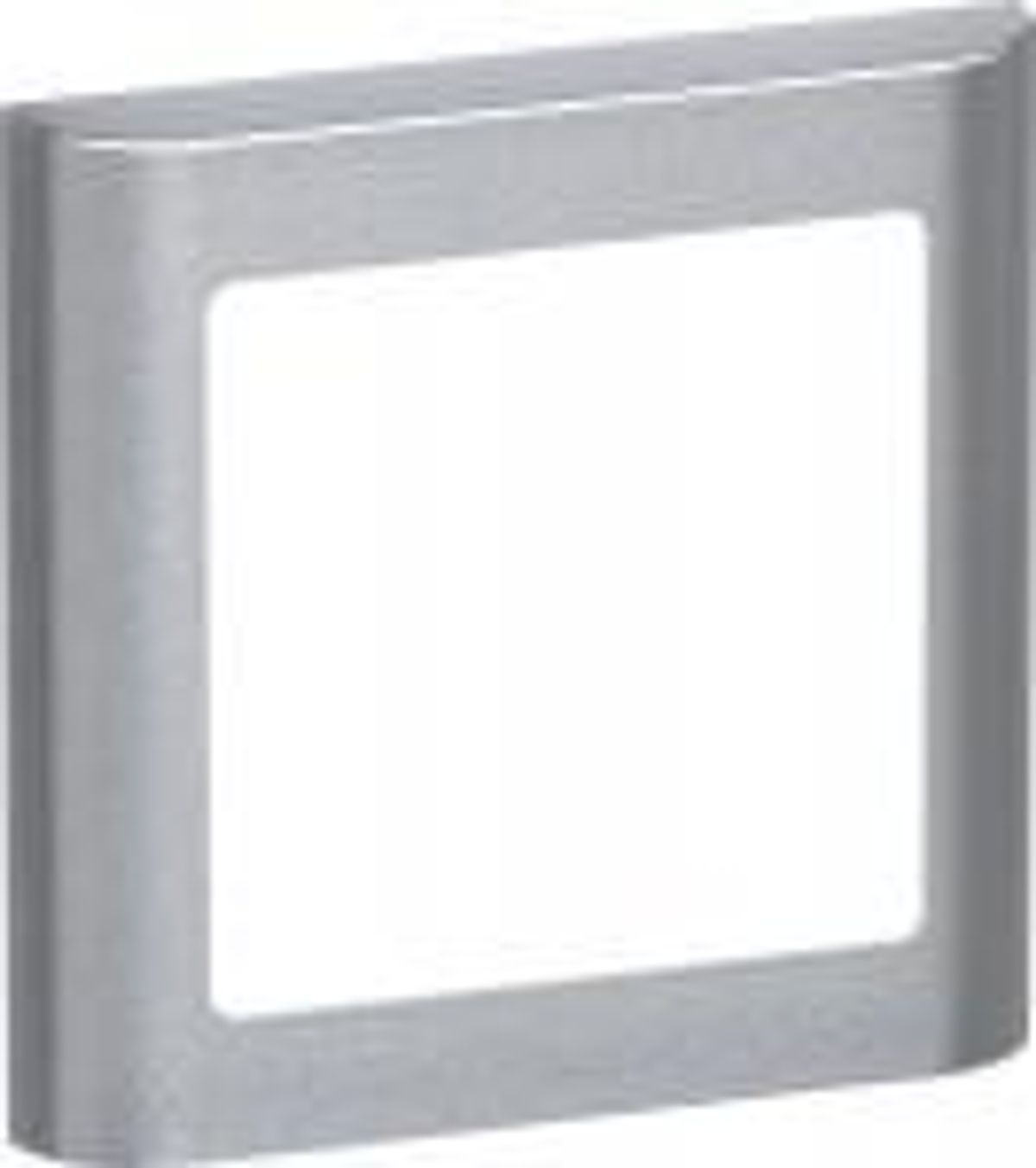 LK FUGA ® Design Ramme 63 Soft, 1 modul, stålmetallic