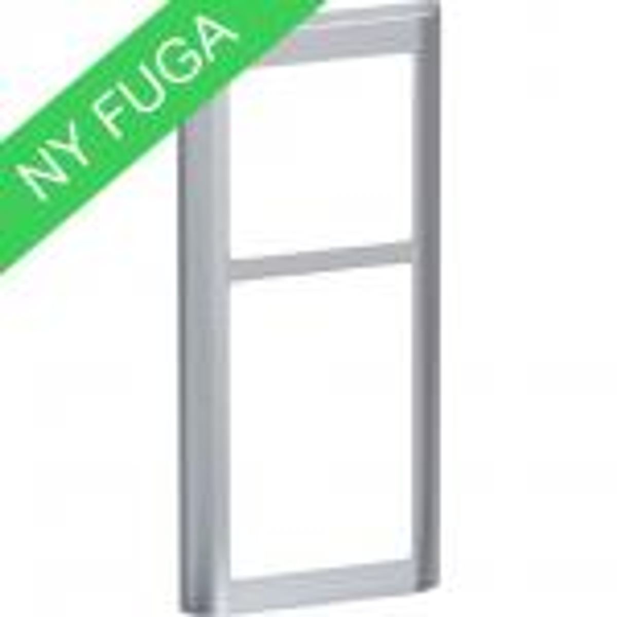 LK FUGA ® Design Ramme 63 Soft, 2,5 modul, stålmetallic