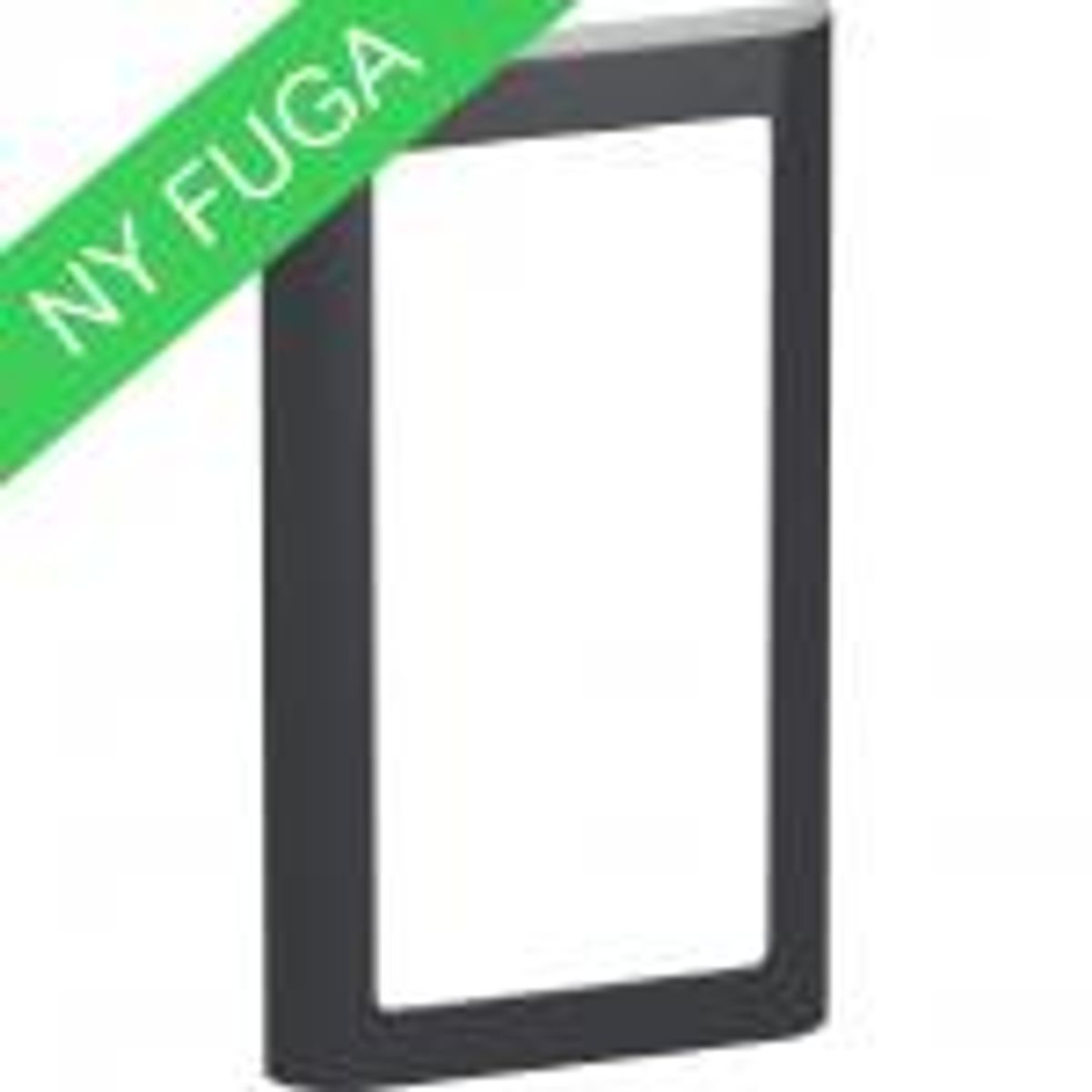 LK FUGA ® Design Ramme 63 Soft, 2 modul lodret, koksgrå