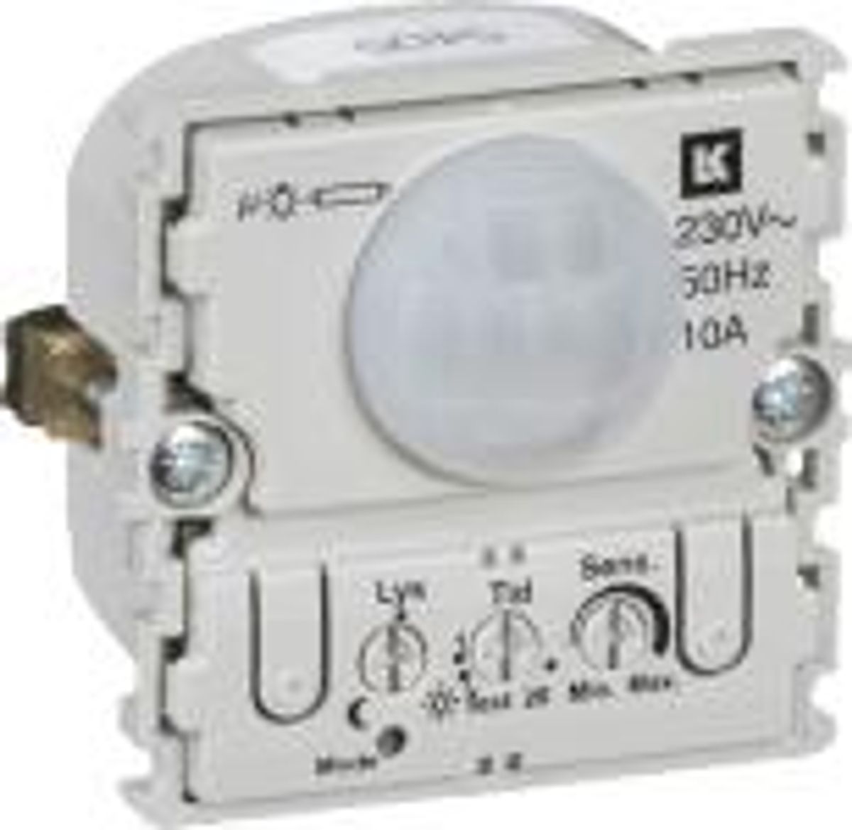 LK FUGA ® PIR Sensor 10A 230V 90 ° uden afdækning