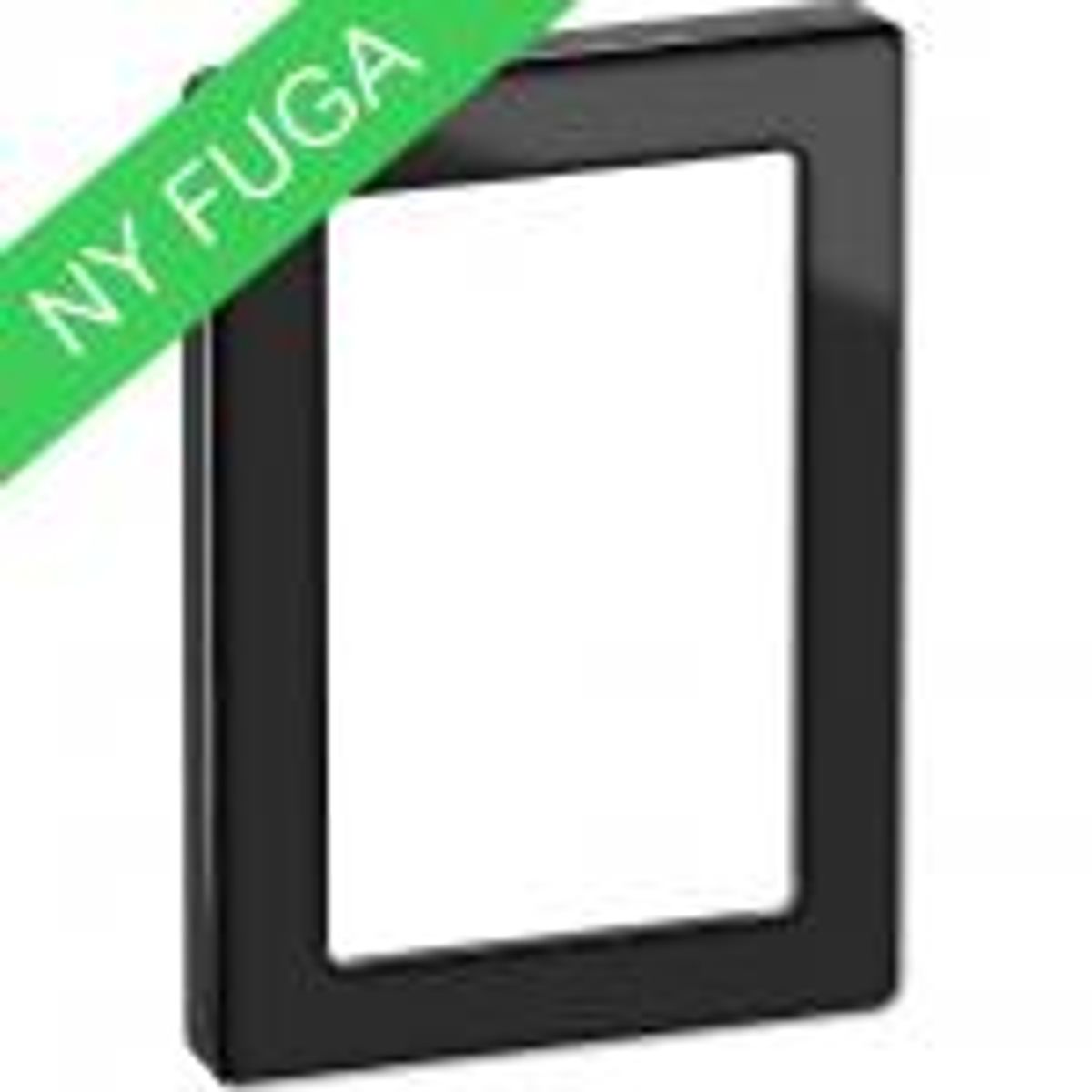 LK FUGA ® PURE Design Ramme glas 1,5 modul, sort