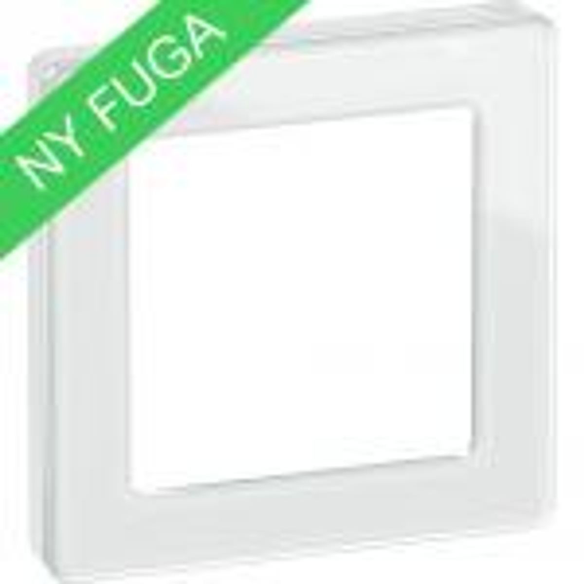 LK FUGA ® PURE Design Ramme glas 1 modul, hvid