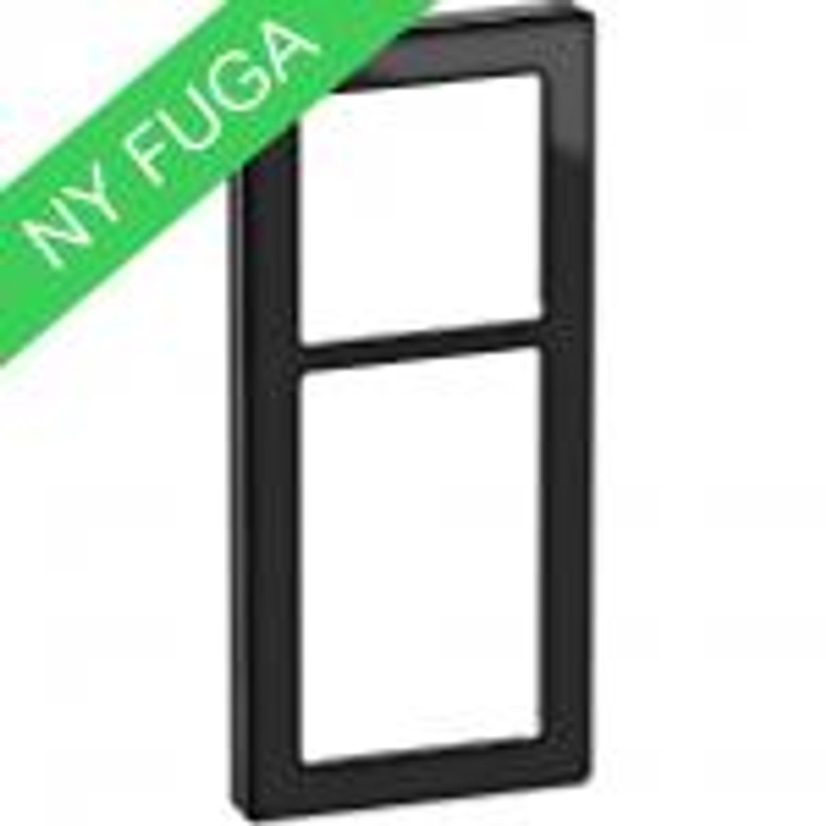 LK FUGA ® PURE Design Ramme glas 2,5 modul, sort