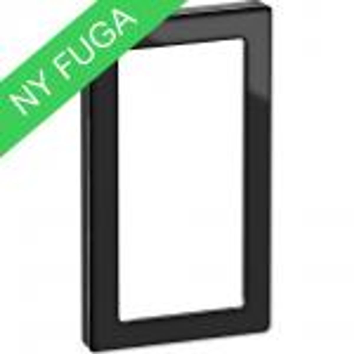 LK FUGA ® PURE Design Ramme glas 2 modul, sort