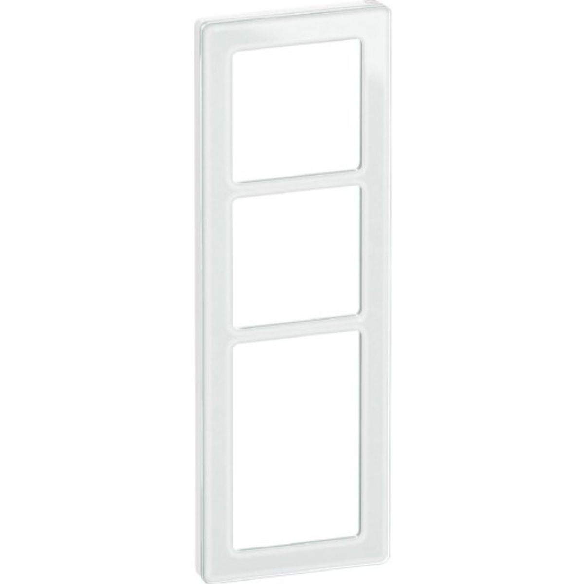 LK Fuga Pure Designramme, 3,5M, hvid glas