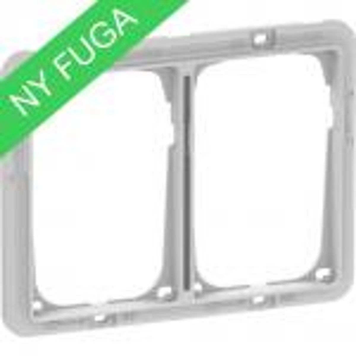 LK FUGA ® Teknisk ramme 2x1,5 modul til Pure, Choice og Soft rammer