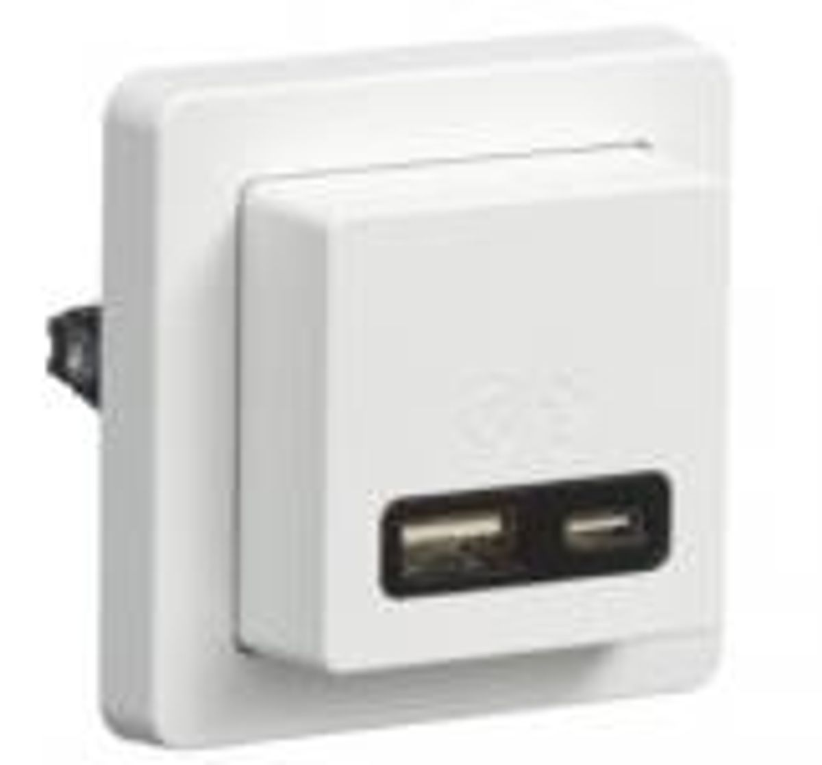 LK FUGA ® USB A+C hurtiglader, 3,4A, 1 modul, hvid