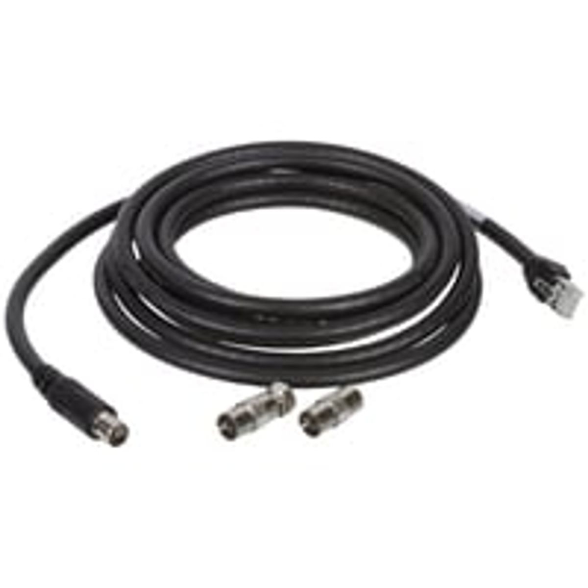 LK IHC Net Basic - Tilslutningskabel til TV/Radio/DAB (RJ45 til antenne stik) med sort yderkappe, 2 meter - RESTLAGER (ved at udg)