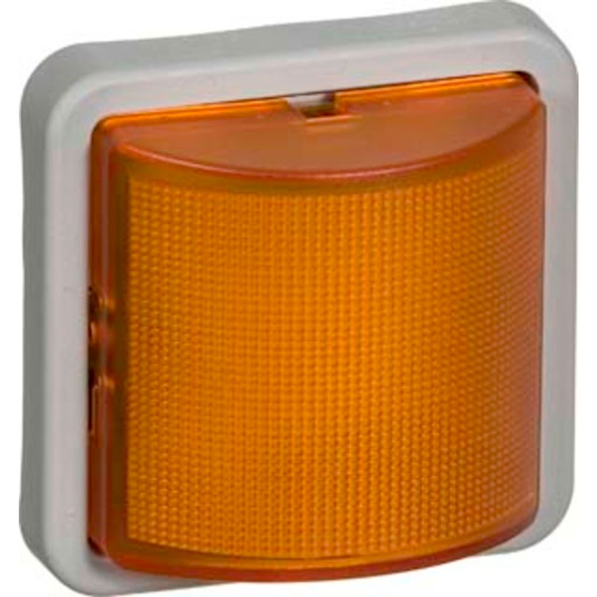 LK Opus 74 industri signallampe LED 230 V, konstant/blink i gul