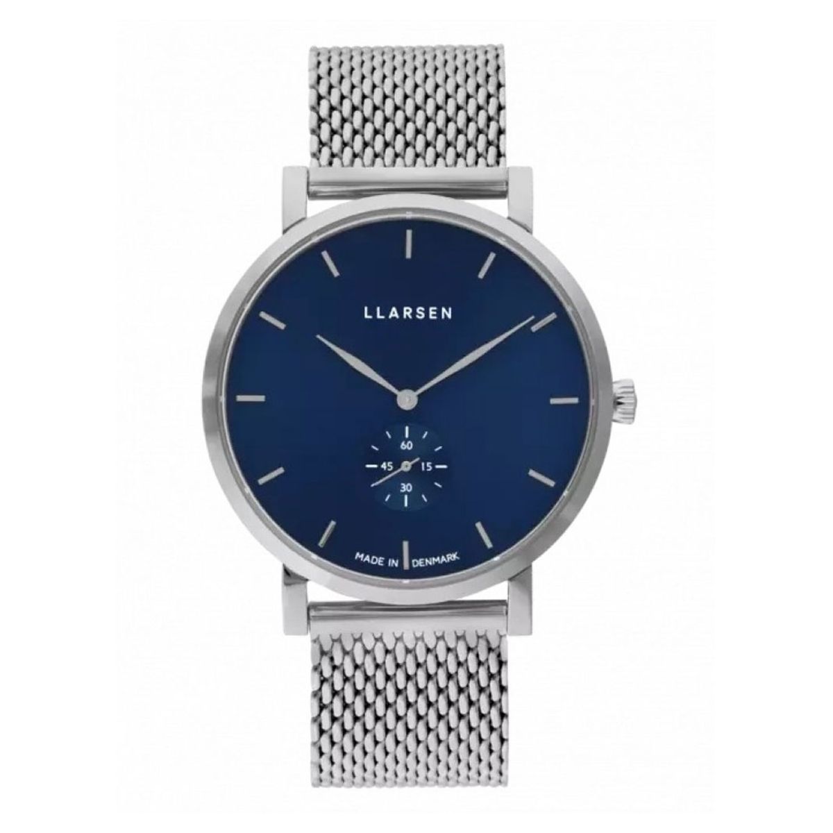 LLARSEN NIKOLAJ Steel Mesh Blue Herreur