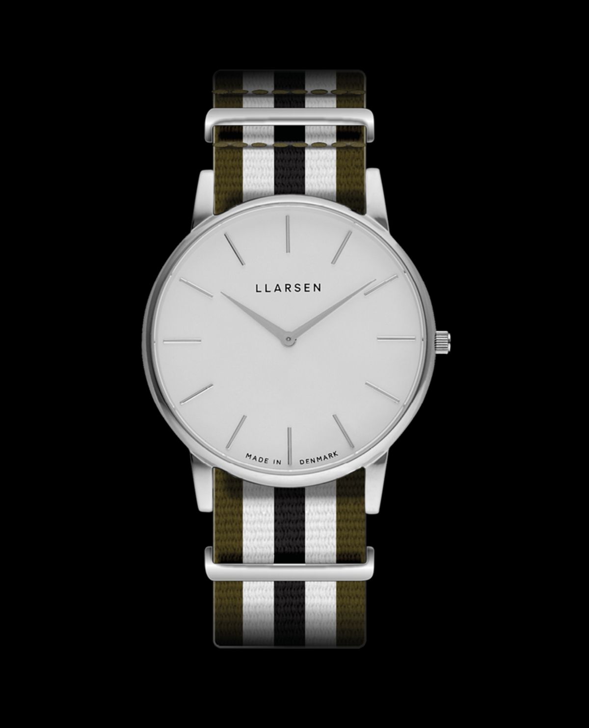 LLARSEN Oliver Steel Watch Nato Herreur