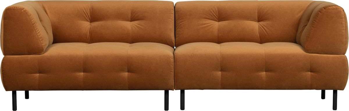 Lloyd, 4-personers sofa, lysebrun, H75x90x245 cm