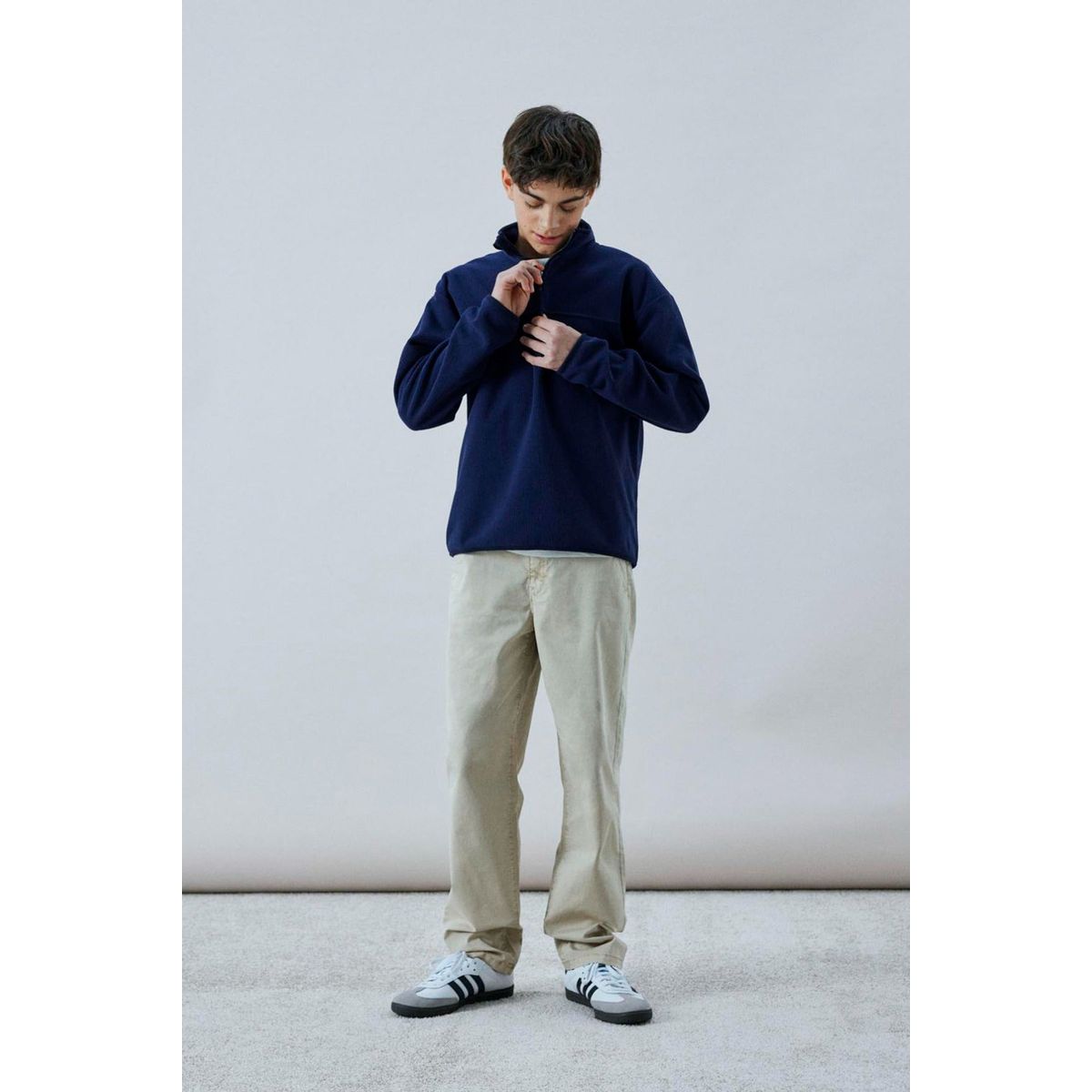 Lmtd Boy Sweatshirt Nlm Nooa Half Zip Fleece