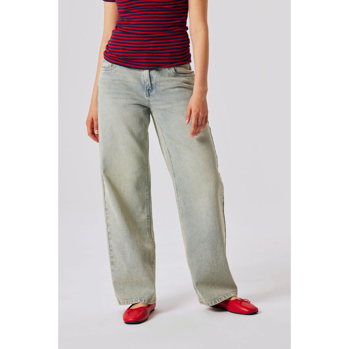 Lmtd Girls Jeans Nlfmirty Dnm Wide Pant