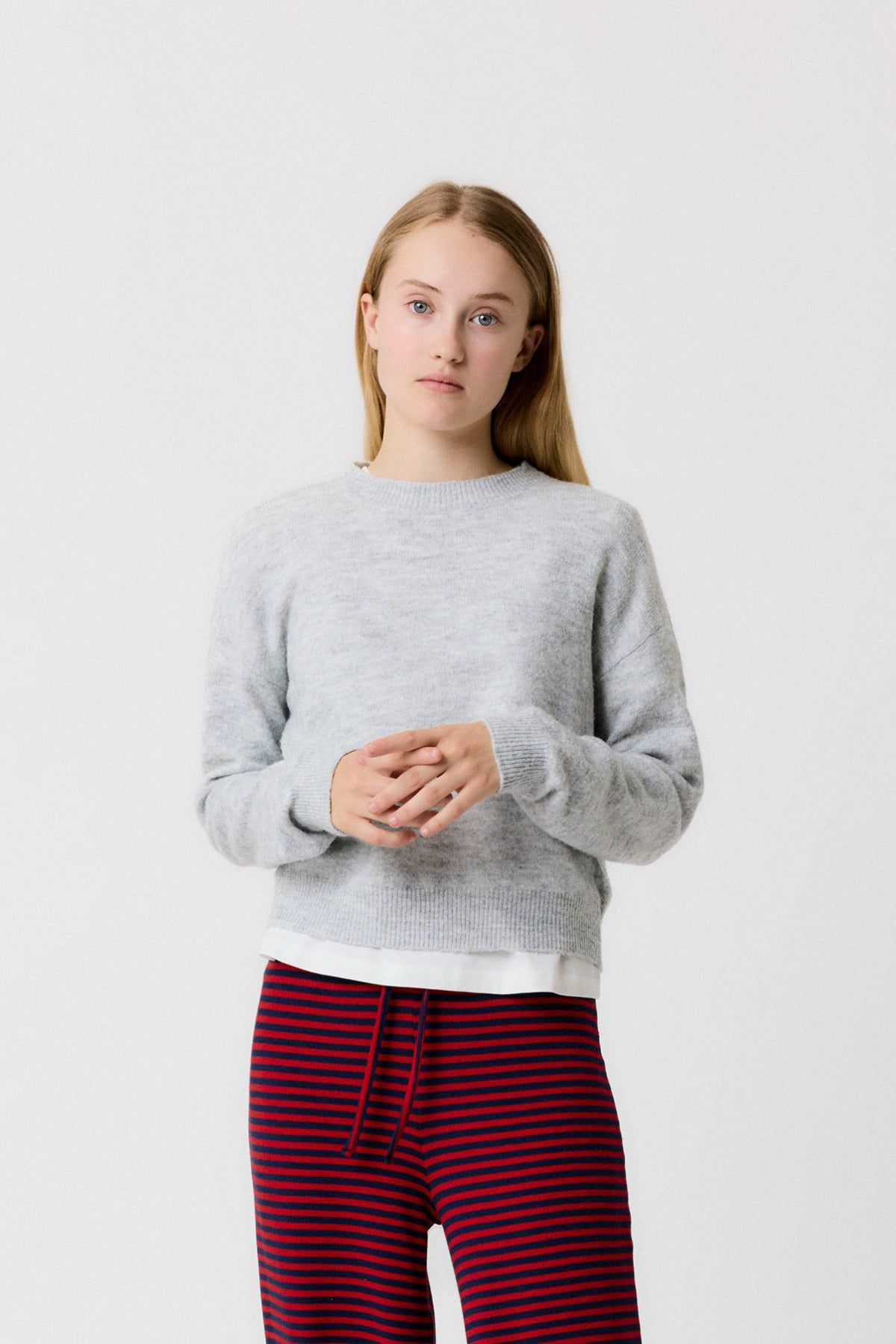 Lmtd Girls Nlflodet Ls Short Knit Noos