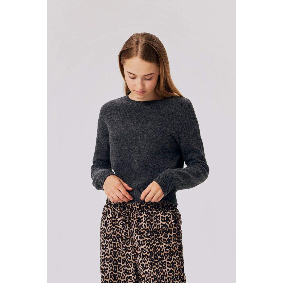 Lmtd Girls Nlflodet Ls Short Knit Noos