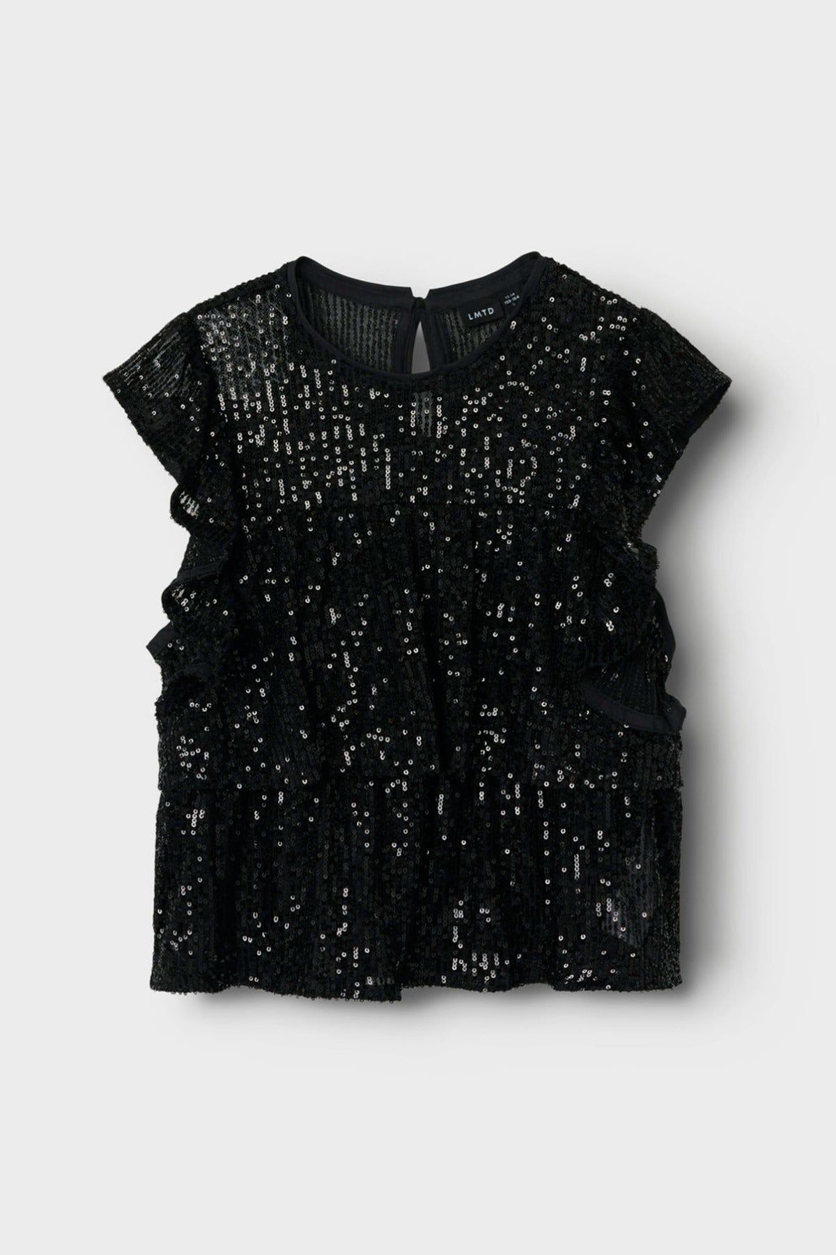 Lmtd Girls T-shirt Nlf Rink Cap Sequins Top