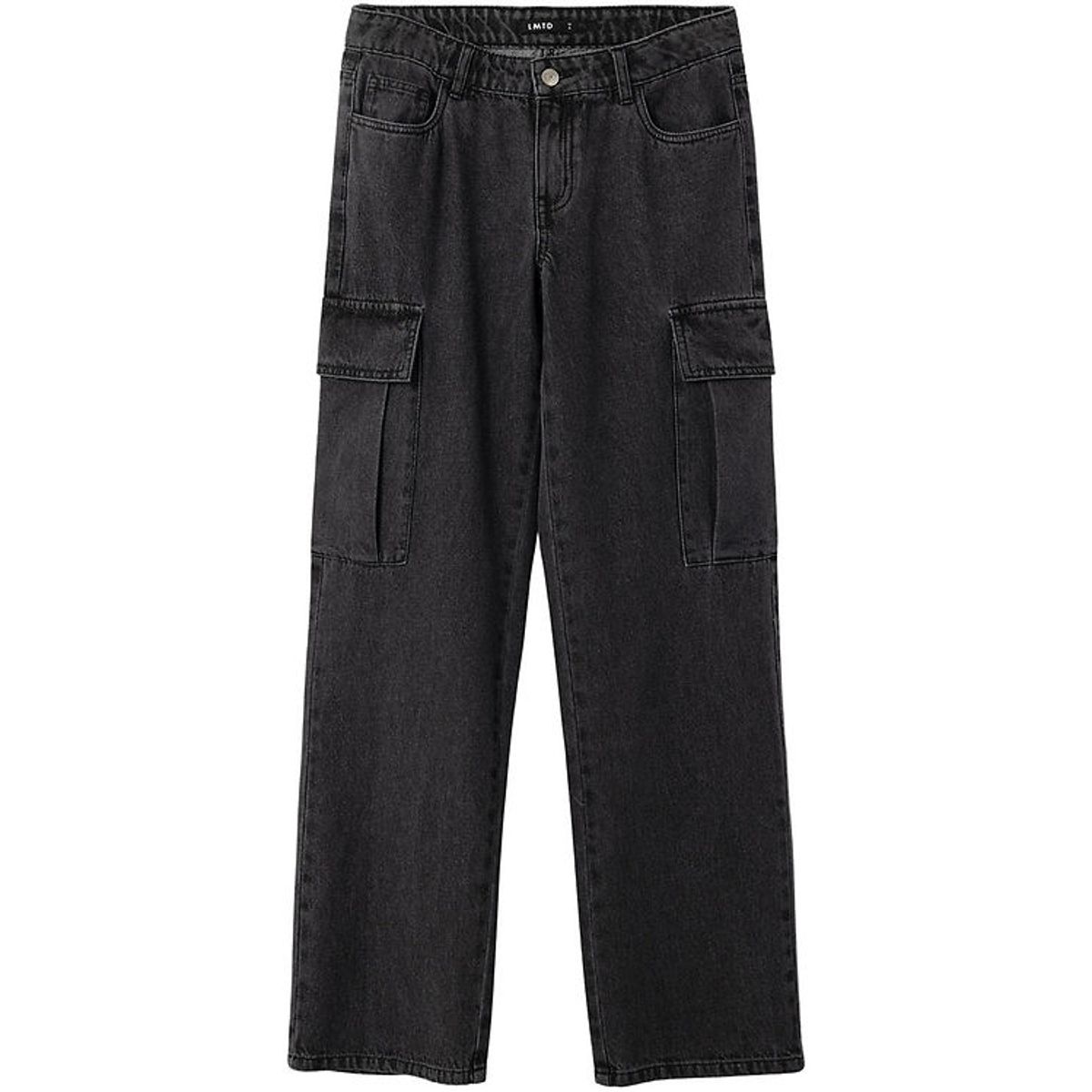 LMTD Jeans - Cargo - NLfLizza - Black Denim