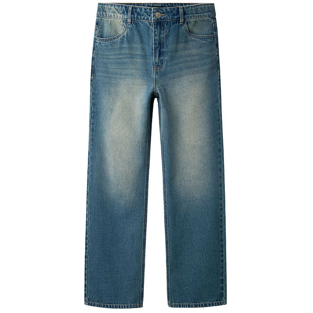 LMTD Jeans - NlmToizza - Medium Blue Denim/Dirty wash