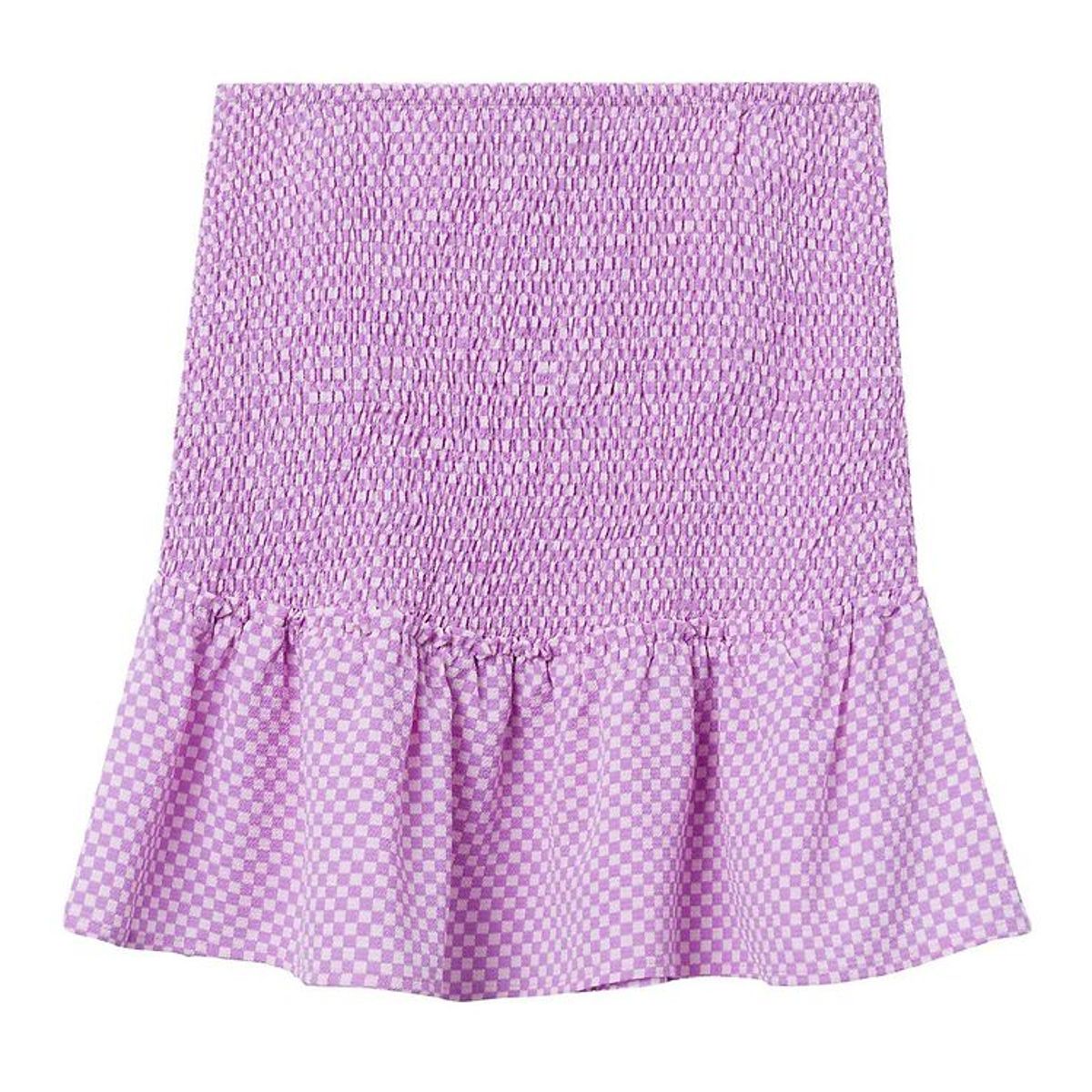 LMTD Nederdel - NlfEckali - Lilac Chiffon/Checks