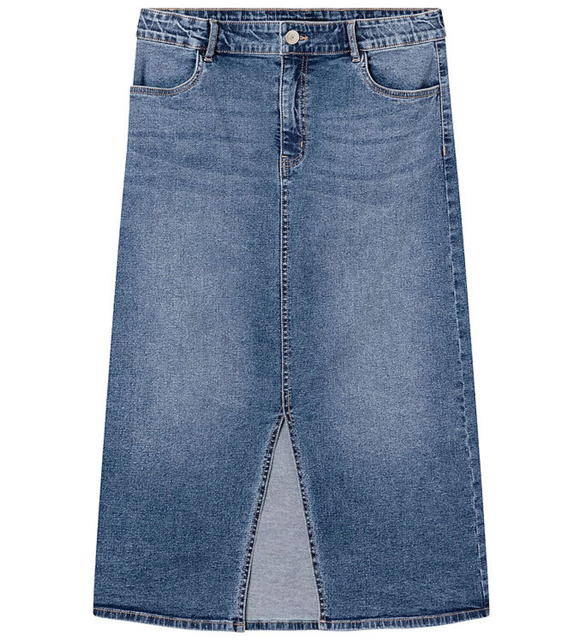 LMTD Nederdel - NlfTarianne - Dark Blue Denim