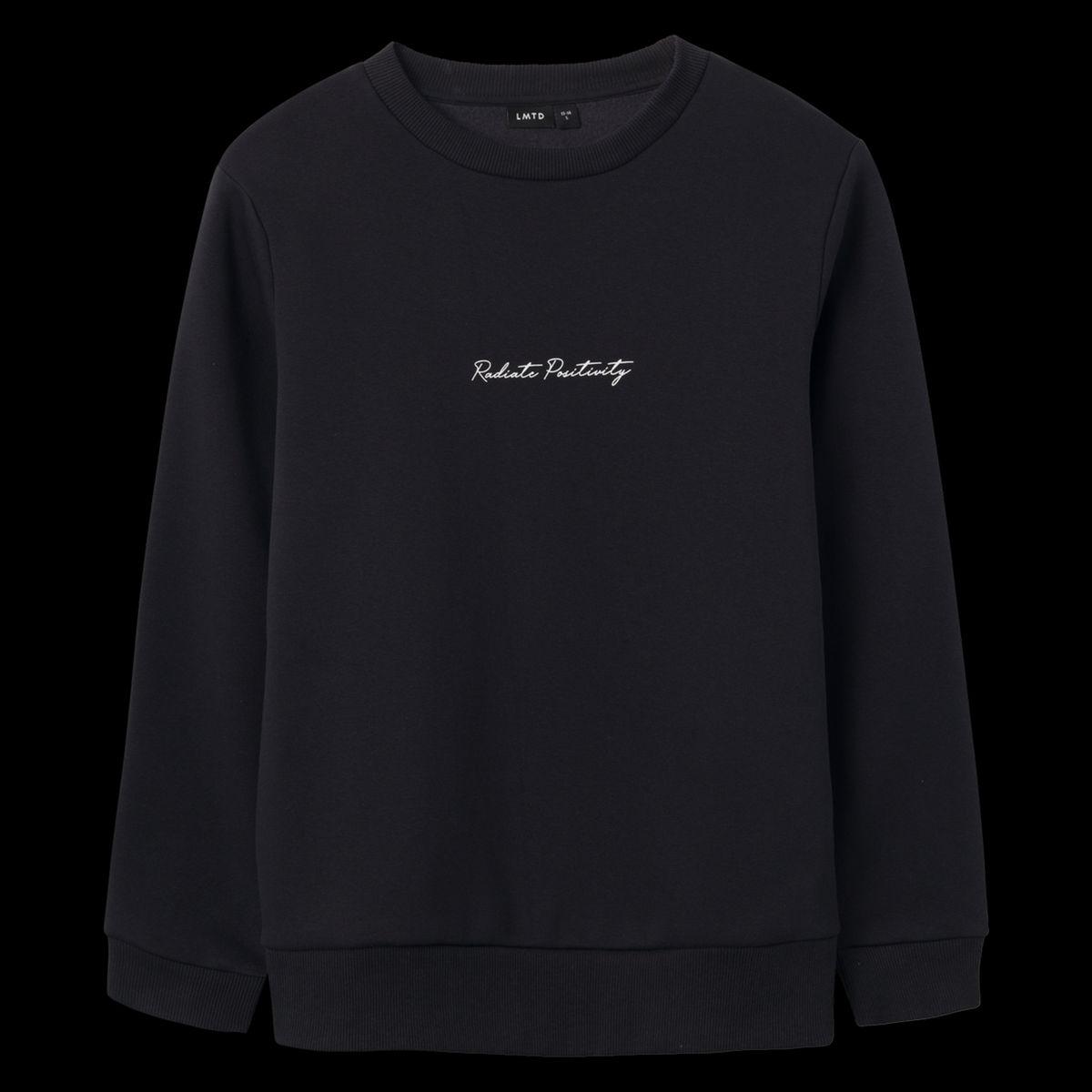 LMTD NLNTIATE Børne Sweatshirt - Black - 134/140