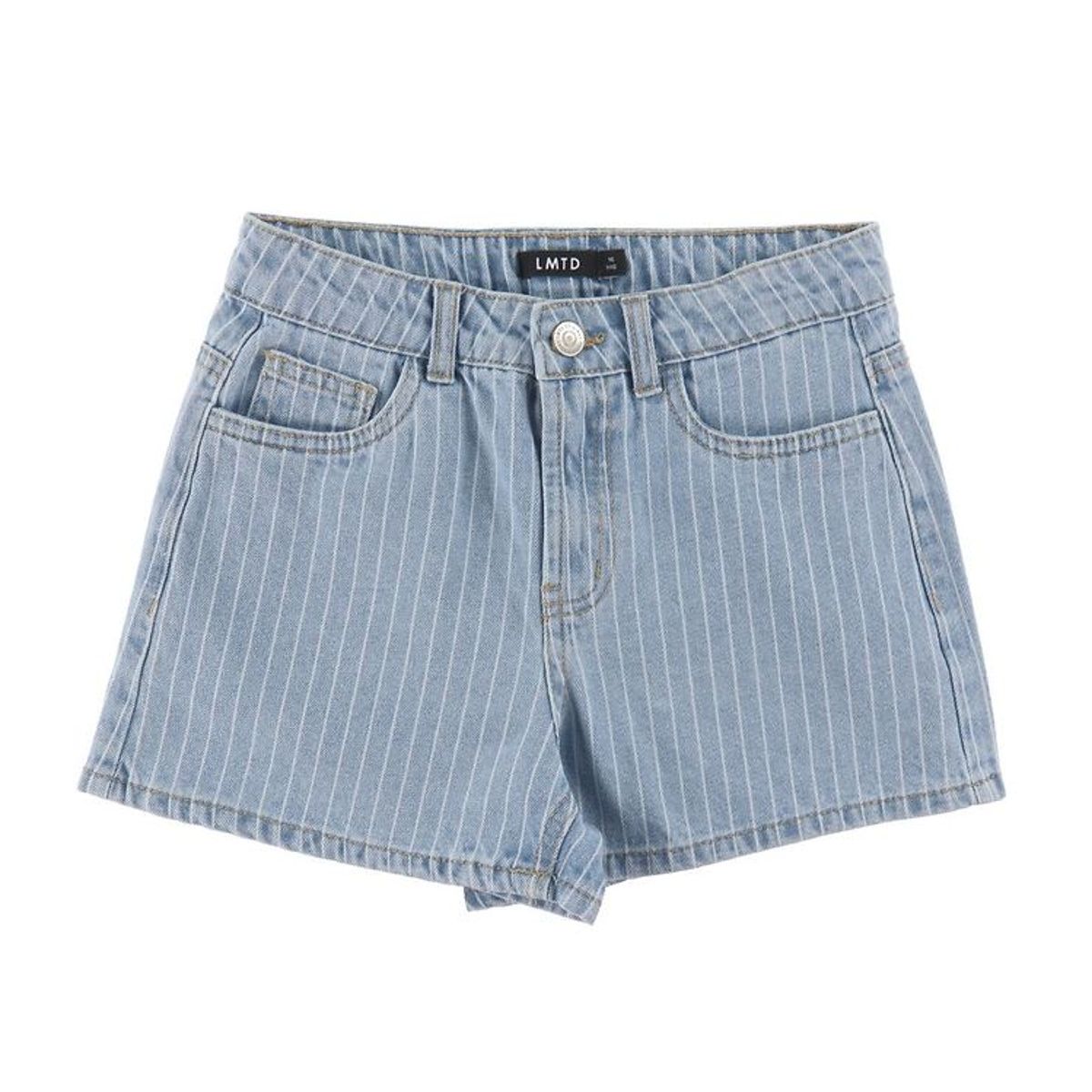 LMTD Shorts - Noos - NlfPinizza - Light Blue Denim/Pinstripes