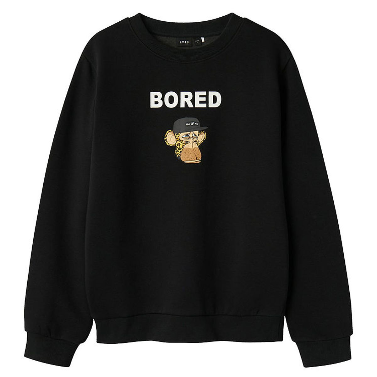 LMTD Sweatshirt - NlmAbrosso BoredOFD - Sort m. Print