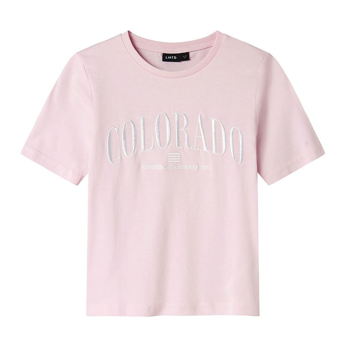 LMTD T-shirt - NlfByasi - Pink Tulle/White Parfait