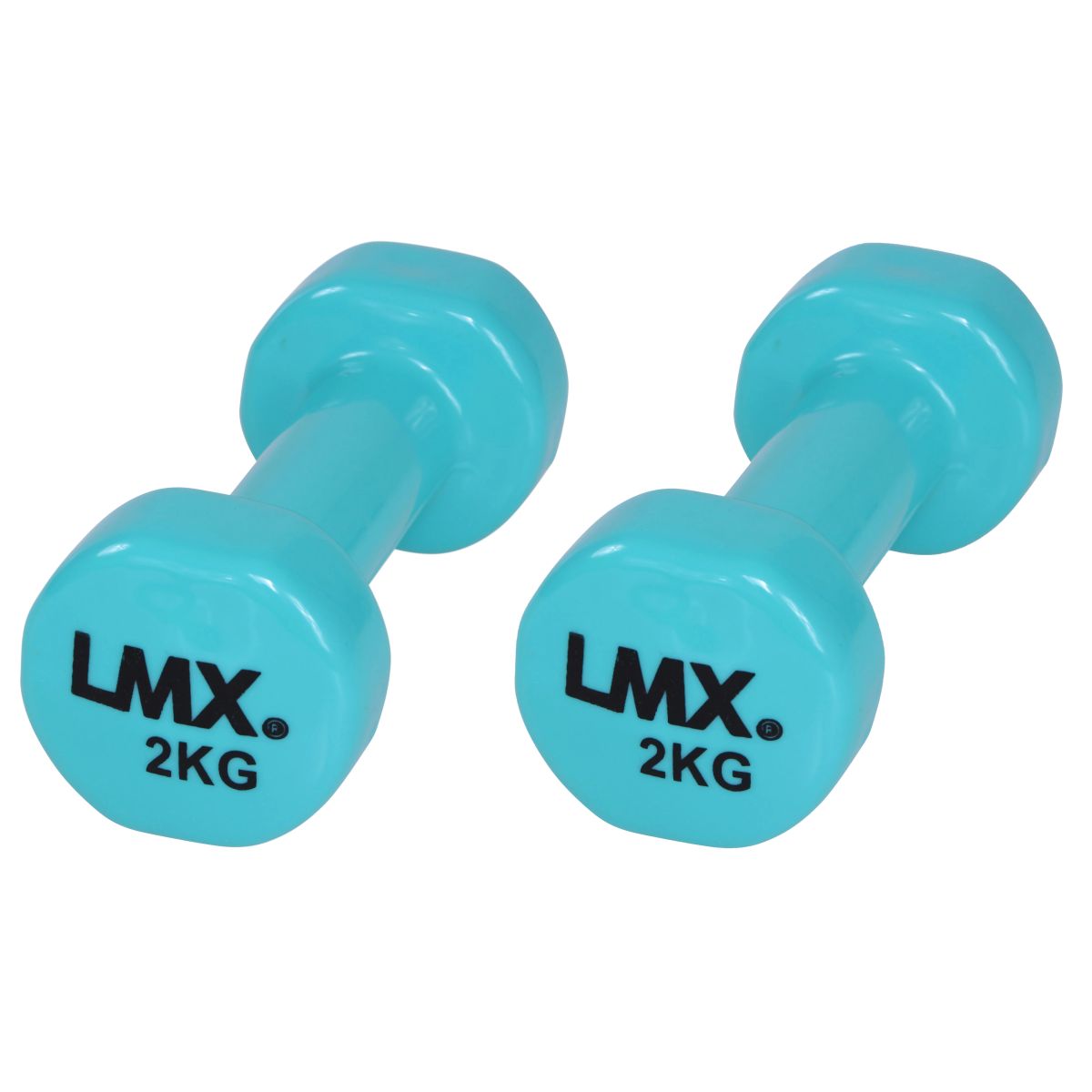 LMX. Vinyl Håndvægtsæt 2 kg Light blue