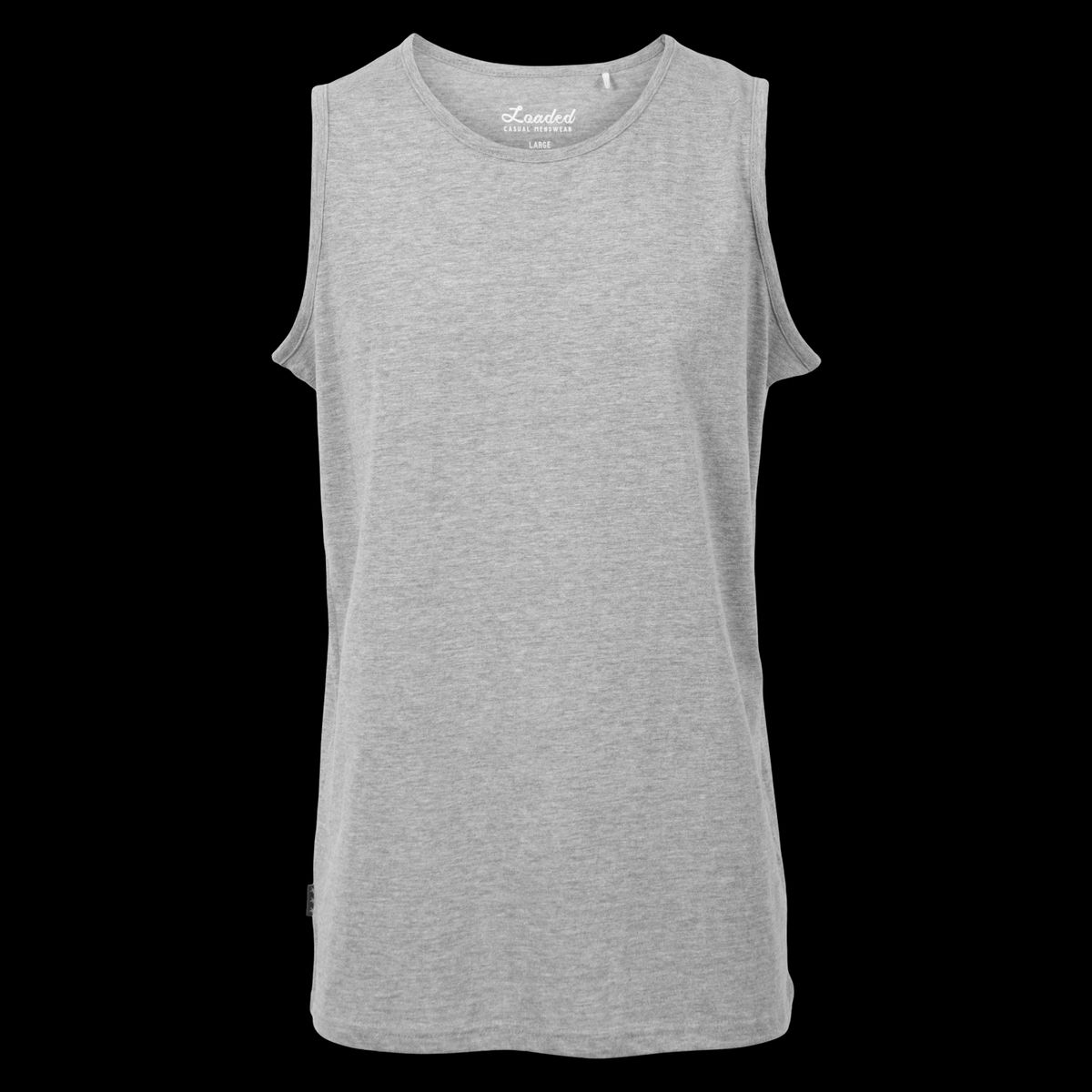 Loaded Belfast Herre Tanktop - Light Grey - S