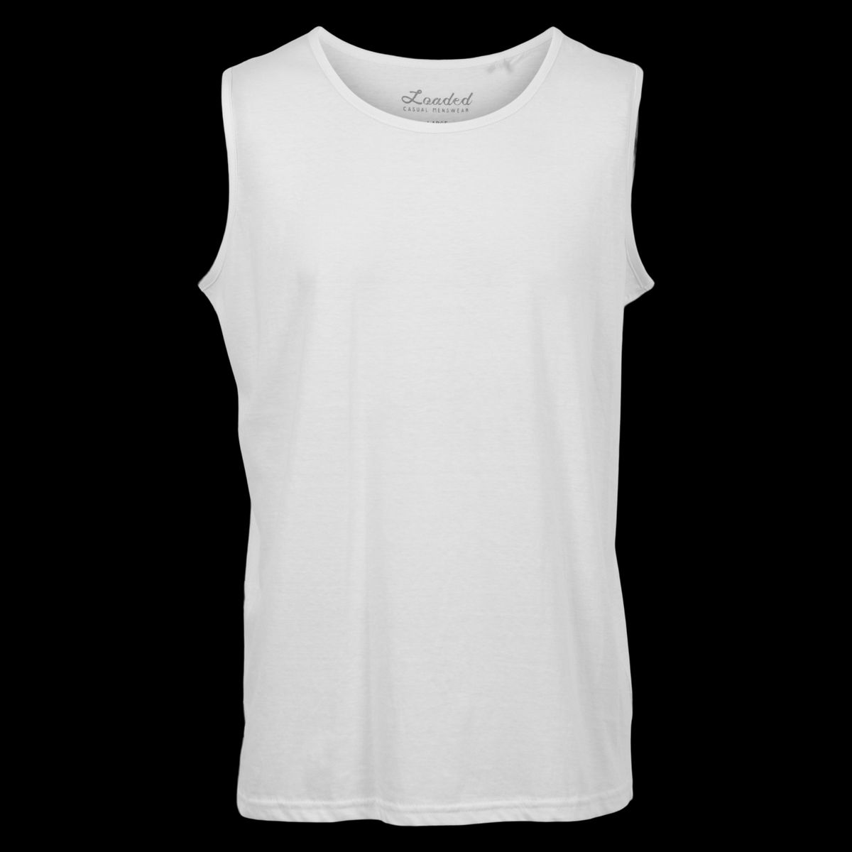 Loaded Belfast Herre Tanktop - White - 3XL