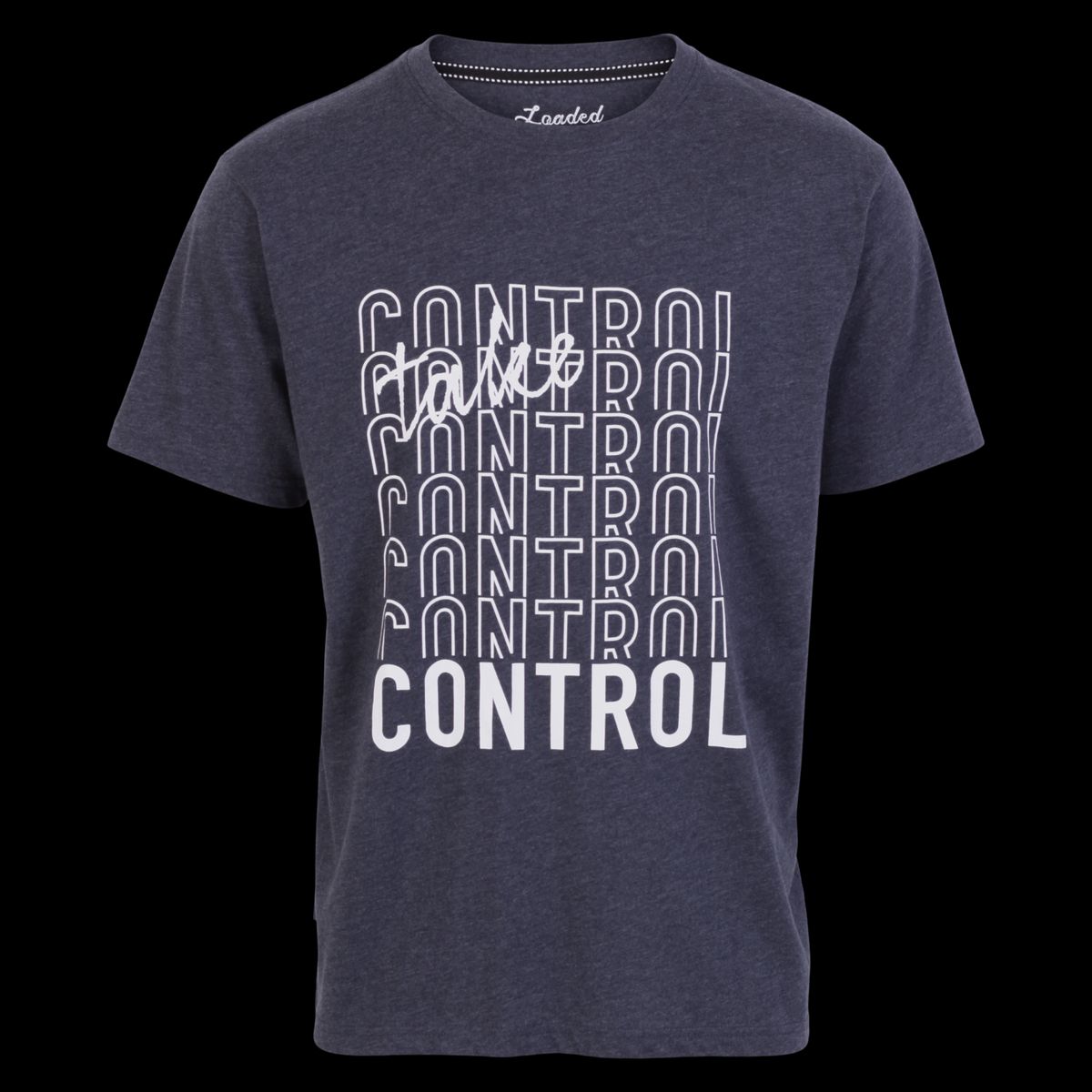 Loaded Herre T-shirt - Denim Melange - M