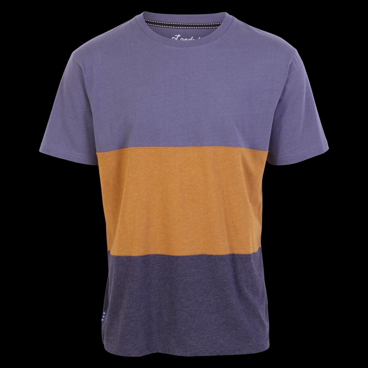 Loaded Herre T-shirt - Mustard Block - 2XL