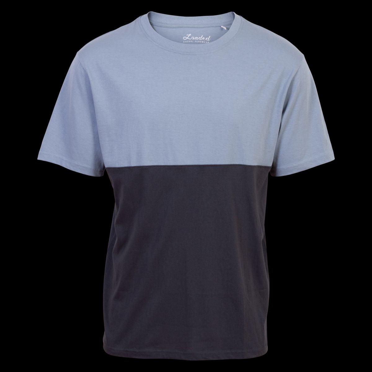 Loaded Mass Herre T-shirt - P25 Denim Block - L