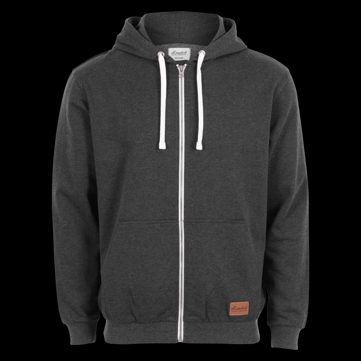 Loaded Nevada Herre Hættetrøje - Dark Grey Melange - 8XL