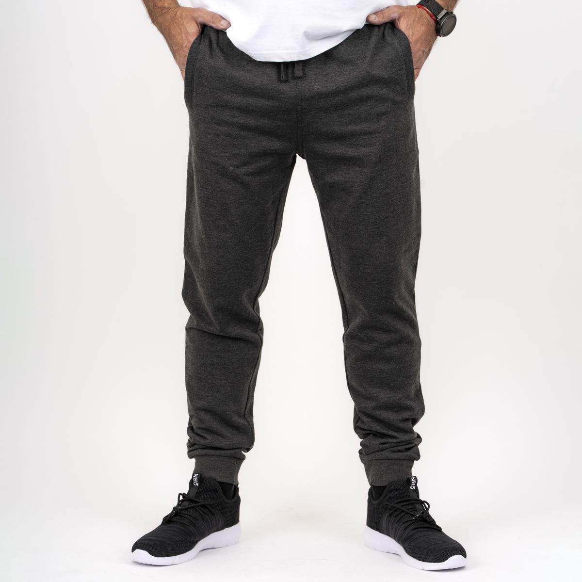 Loaded Nevada Herre Sweatpants - Dark Grey Melange - 2XL