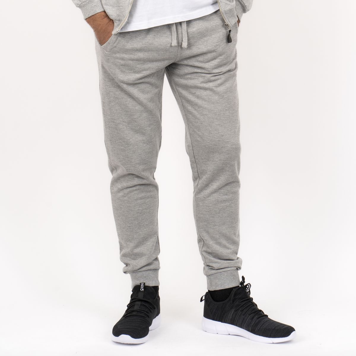 Loaded Nevada Herre Sweatpants - Light Grey Melange - 2XL